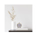 NeXtime Klassischer Wecker Harvey Weiss/Gold