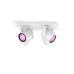 Philips Hue White & Color Ambiance Argenta 4er-Spot Weiss