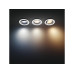 Philips Hue White Ambiance Milliskin Einbauspot 3er-Pack Rund Weiss Philips Hue White Ambiance Milliskin Einbauspot 3er-Pack Rund Weiss