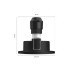 Philips Hue White & Color Ambiance Xamento Einbauspot Schwarz Philips Hue White & Color Ambiance Xamento Einbauspot Schwarz