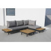 Acamp Loungeset Naxos, 3-teilig, Teakfarbe