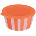 Koziol Schale Nora Box Stripes 14.7 cm, 1 Stück, Strong Coral
