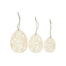 Creativ Company Aufhänger 3 Stück, Nature