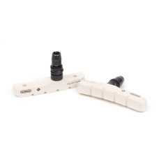 Elvedes Bremsschuhe V-Brake 72 x 10 mm, Weiss