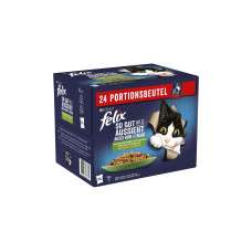 Felix Nassfutter AGAIL Fleisch mit Gemüse Auswahl, 24 x 85 g