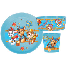 Koziol Kindergeschirrset Connect Paw Patrol, 3-teilig, Blau