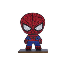 CRAFT Buddy Bastelset Crystal Art Buddies Spiderman Figur