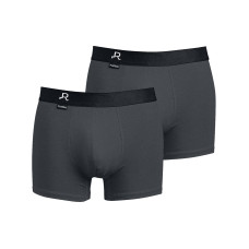 FLIZZER Unterhosen Trunk Der Macho 2er Pack Grau, S
