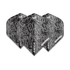 Winmau Dartflight, Schwarz, 3 Stück Winmau Dartflight, Schwarz, 3 Stück