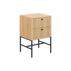 AC Design Nachttisch Albany 45.6 x 70 cm, Braun