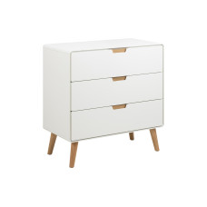 AC Design Kommode Lowell 80 x 80 cm, Weiss