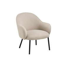 AC Design Sessel Spencer Polyurethan (PU)/Stahl, Beige