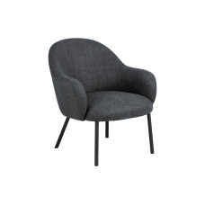 AC Design Sessel Spencer Polyurethan (PU)/Stahl, Dunkelgrau