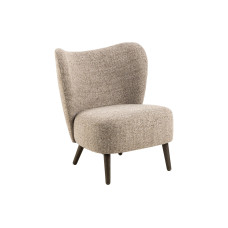 AC Design Sessel Elmont Eiche/Stahl, Beige