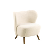 AC Design Sessel Crosby Holz/Textil, Cream