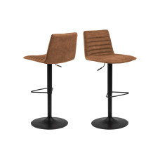 AC Design Barhocker Kimmy, 2 Stück, 50 x 110.5 cm, Camel