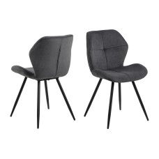 AC Design Stuhl Petri, 2 Stück, Anthrazit