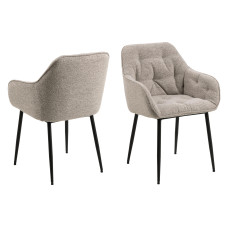 AC Design Stuhl Brooke Monza1, 2 Stück, Beige