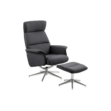 AC Design Sessel Alura Polyurethan (PU)/Stahl, Dunkelgrau