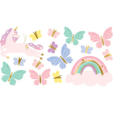 Partydeco Tattoo Set Einhorn Mix
