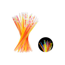 Partydeco Knicklichter + Verbinder farbig, 100 Stk. Partydeco Knicklichter + Verbinder farbig, 100 Stk.
