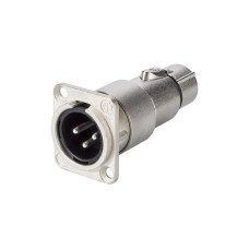 Neutrik Audio-Adapter NA3MDF XLR 3 Pole, male - XLR 3 Pole, female