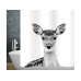 diaqua® Duschvorhang Bambi 180 x 200 cm, Grau/Weiss