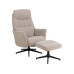 AC Design Sessel London Stahl/Textil, Beige