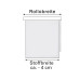 Gardinia Rollo Lichtdurchlässig 80 x 160 cm, Weiss