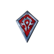 AbyStyle World of Warcraft – Plaque métal Horde Shield 28 x 38 cm