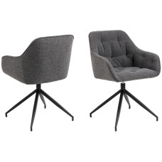 AC Design Stuhl Brooke Monza2, 1 Stück, Anthrazit