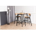 AC Design Barhocker Roxby, 2 Stück, 45 x 105 cm, Braun
