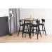 AC Design Barhocker Roxby, 2 Stück, 45 x 105 cm, Schwarz