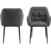 AC Design Stuhl Brooke Monza1, 2 Stück, Anthrazit