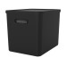Rotho Aufbewahrungsbox MY PAPER Basic Schwarz