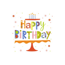 Paper + Design Papierservietten Happy B-day 33 cm x 33 cm, 20 Stück Paper + Design Papierservietten Happy B-day 33 cm x 33 cm, 20 Stück