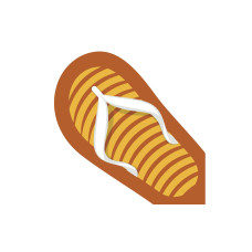 Paper + Design Papierservietten Airlaid Sandal 33 cm x 33 cm, 12 Stück