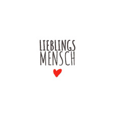 Paper + Design Papierservietten Lieblings Mensch 33 cm x 33 cm, 20 Stück Paper + Design Papierservietten Lieblings Mensch 33 cm x 33 cm, 20 Stück