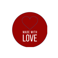 Paper + Design Papierservietten Made with Love 33 cm x 33 cm, 12 Stück Paper + Design Papierservietten Made with Love 33 cm x 33 cm, 12 Stück