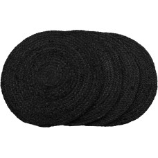 House Nordic Tischset Ø 38 cm, Dunkelgrau, 4 Stück