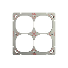 Feller EDIZIOliv Befestigungsplatte Befestigungssystem Quadratisch 2 x 2 Feller EDIZIOliv Befestigungsplatte Befestigungssystem Quadratisch 2 x 2