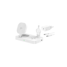 4smarts Qi2 Ladestation Trident mit Charger für Samsung Watch, weiss