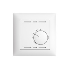 Feller EDIZIOdue Raumthermostat 24 V, 10A, ohne Schalter, Weiss