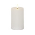 Star Trading LED-Kerze Flamme Flow, Ø 7.5 x 15 cm, Weiss