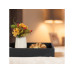 relaxdays Serviertablett Schwarz relaxdays Serviertablett Schwarz