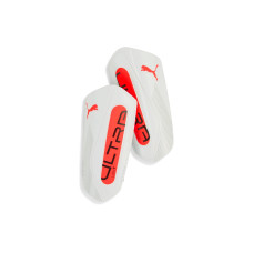 PUMA Shinguards Ultra Light Strap XS, Weiss