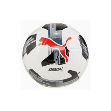PUMA Fussball Orbita 6 MS Weiss-Schwarz, Ballgrösse: 5