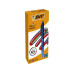 BIC 4 Colours Kugelschreiber Smooth Box, 12 Stk, 1.0 mm, Blau