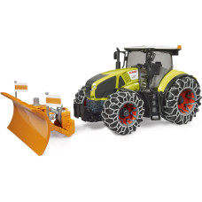 Bruder Spielwaren Traktor Claas Axion 950 mit Schneeketten und Räumschild