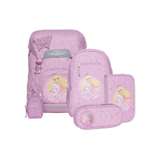 Beckmann Schulrucksack-Set Classic Rosie, 6-teilig